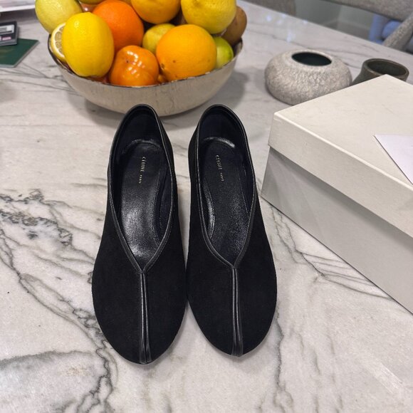 Old CELINE Phoebe Philo Era Black Suede Pumps 36 - Picture 1 of 8